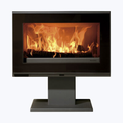 Panadero wood-burning stove Maja-S Iris model. Wood stove Panadero brand. Image 400x400 px.model