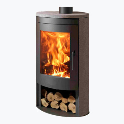 Panadero wood-burning stove, Oval 3 stonemodel.