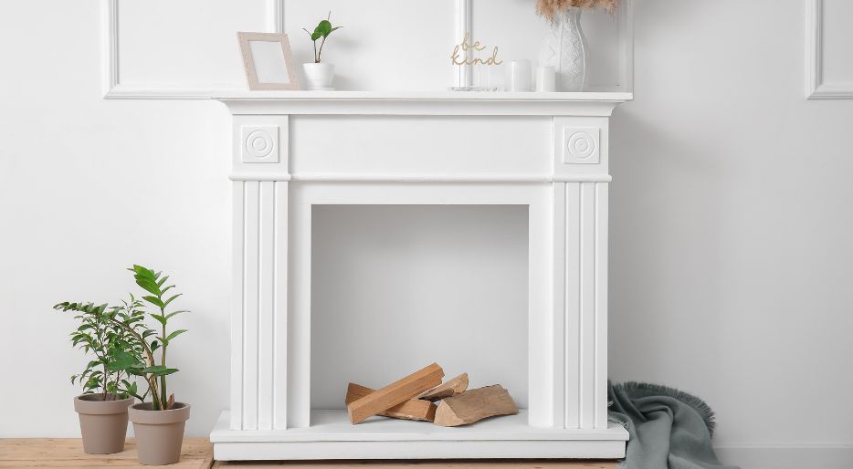 How to decorate an unused fireplace?