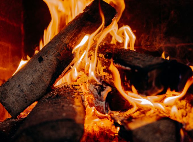 Fireplace wood fuel 