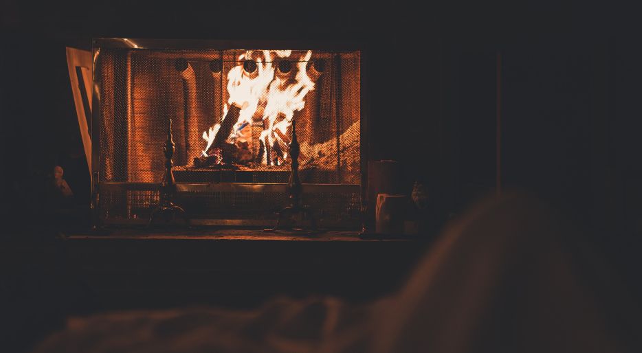 Is it dangerous to leave a fireplace burning at night?