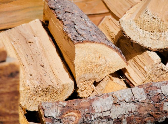 Importance of using dry firewood for the fireplace