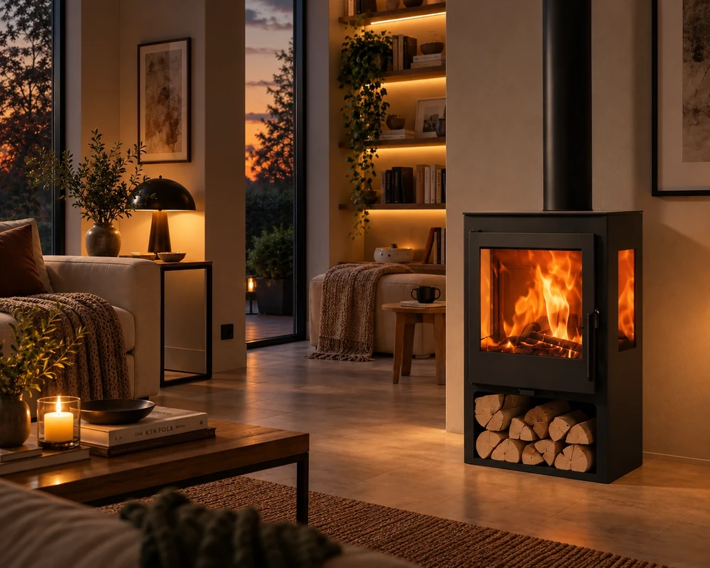 CORAL 3V wood stove by PANADERO