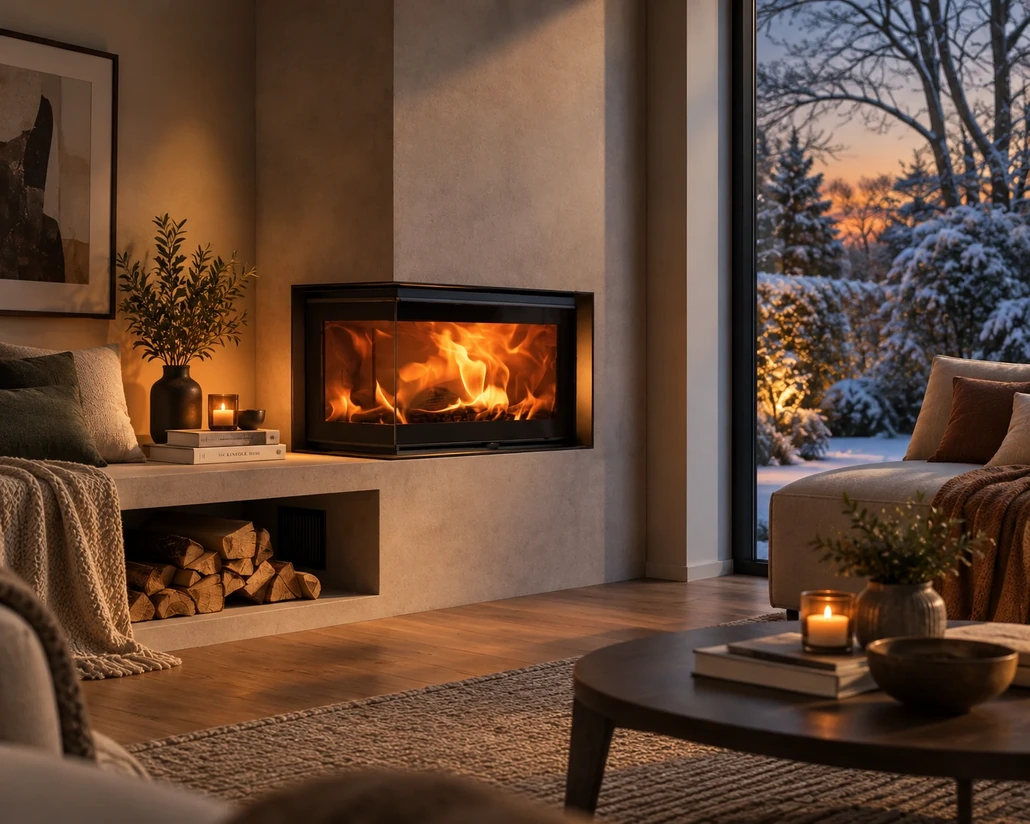 HOGAR IZQ wood stove by PANADERO